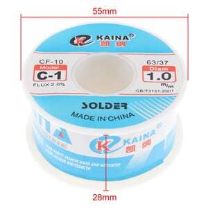 63/37 C-1 100g 1.0mm Bobina de sârmă de lipit cu miez de colofoniu ...