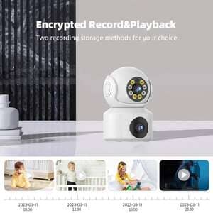 PIX-LINK Cameră IP robot cu lentile duble 1MP 720P Viziune nocturnă Matrice  de securitate Dom de interior Vi365 P2P Cameră HD de supraveghere video  CCTV | My Kiki Store Magazin Online